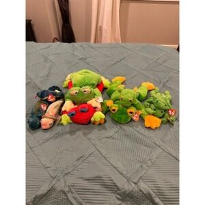 Beanie Babies Reptiles and Amphibians Lot‎ (9 Total)